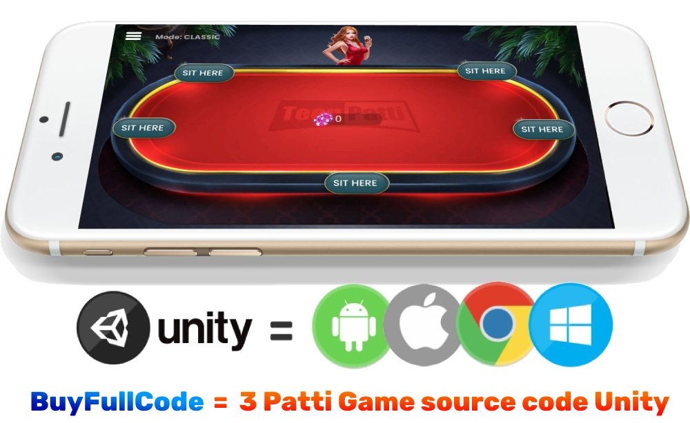 Marketplace Sell Buy source code of Teenpatti game